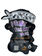 Load image into Gallery viewer, Disner Pack Baby I Can't Feel My Face Cut Out Mylar Bags 3.5g High Tolerance - Black Unicorn Hub