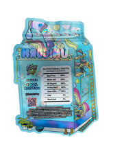 Load image into Gallery viewer, Unicorn Milk Mylar bag 3.5g cut out Empty Packaging- Holographic - Black Unicorn Hub