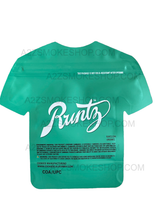 Load image into Gallery viewer, Runtz Green Cut out Mylar Bags by 3.5 Grams Smell Proof Die Cut