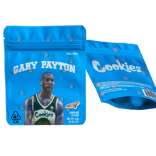 Load image into Gallery viewer, Cookies Gary Payton Mylar Bags 3.5 Grams Seal Proof Resealable Bags w/ Holographic Authenticity Stickers