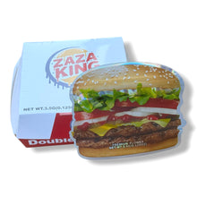 Load image into Gallery viewer, ZAZA KING Double Zooper Mylar Bags with Boxes 3.5g Box Packaging burger box
