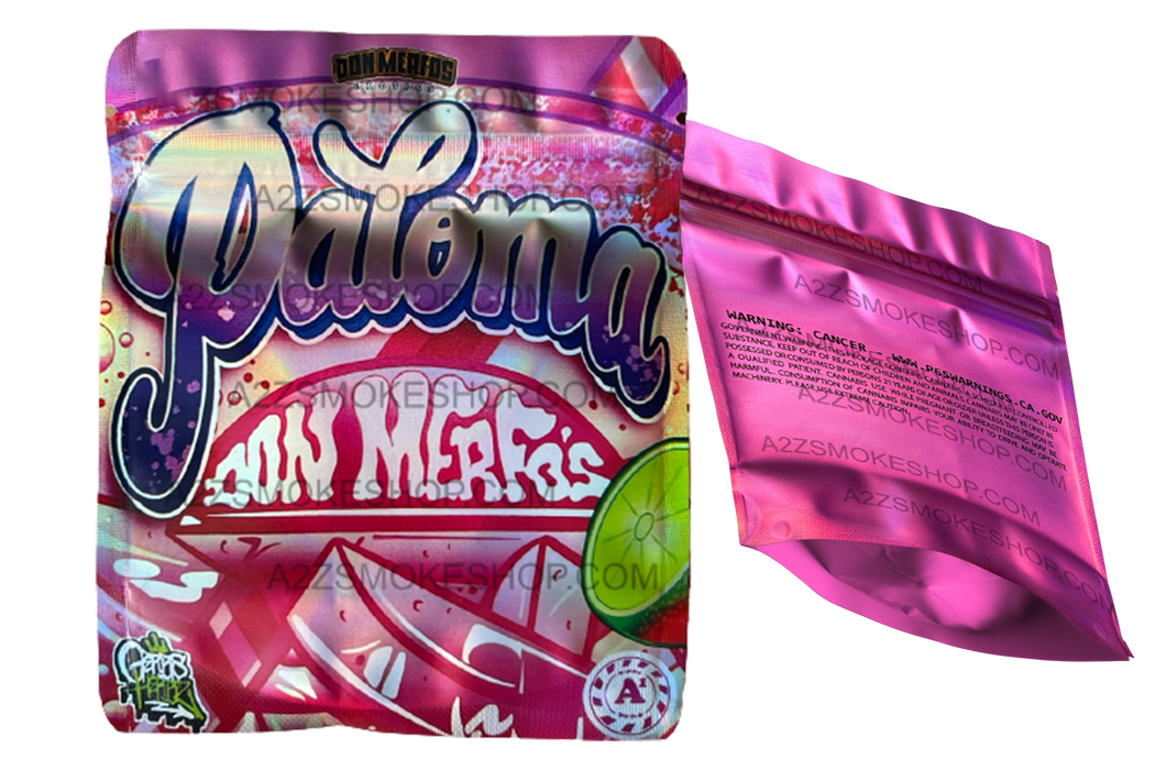 Don Merfos Exotics Paloma bag  3.5g Mylar bag  Packaging Only