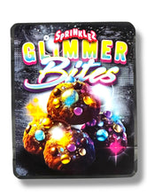 Load image into Gallery viewer, Sprinklez Glimmer Bites 3.5G Mylar Bags -With stickers and label

