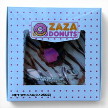 Load image into Gallery viewer, ZAZA Donuts Mylar Bags with Boxes 3.5g Box Packaging

