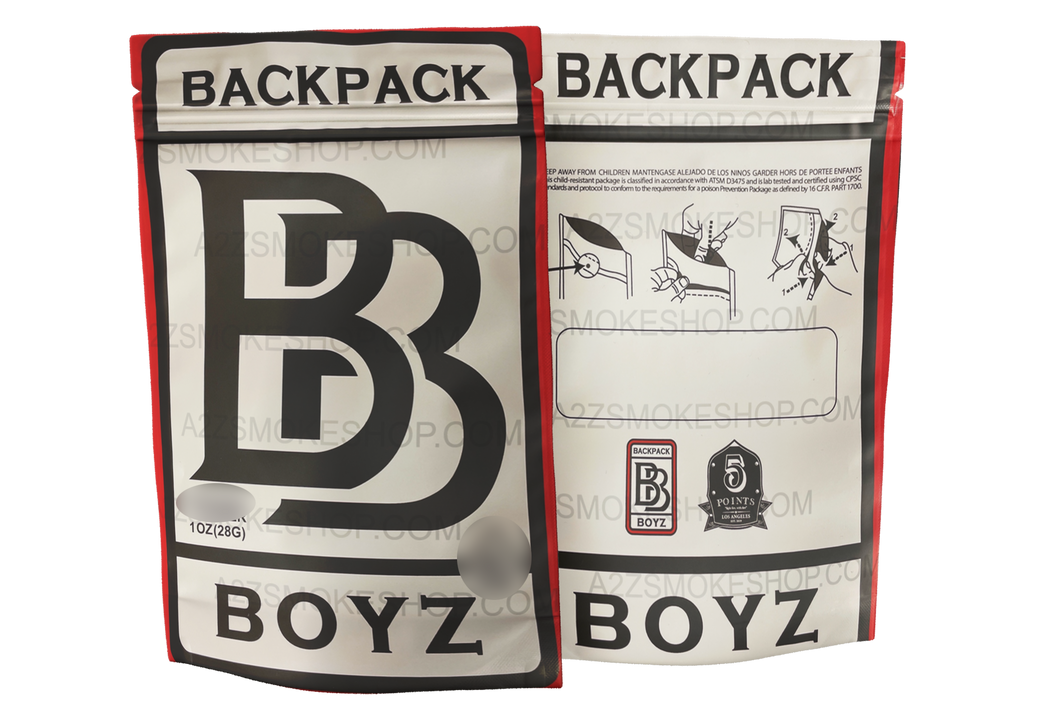 Backpack Boyz 1 OZ  28G Mylar empty Mylar bag 1 ounce (50 Count)