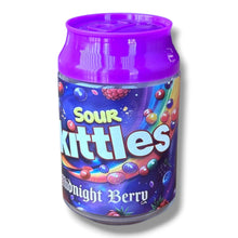 Load image into Gallery viewer, Sour Skittles Midnight Berry 3.5g Cans - 8 cans in box
