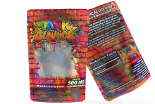 Load image into Gallery viewer, Dank Gummies 500mg Mylar Bag Red-Packaging Only

