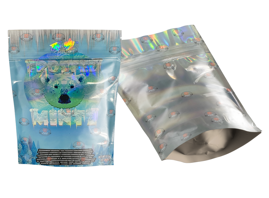 Jungle Boys Frosted Mintz Mylar bag 3.5g  Packaging Only