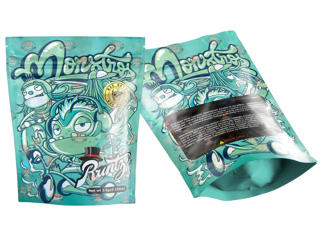 Runtz Monsters Mylar bag 3.5g Packaging Only