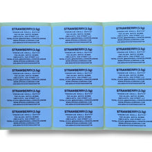 Load image into Gallery viewer, Strawberry Marshmallow 3.5G Mylar sticker Bags -With stickers and label
