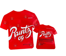 Load image into Gallery viewer, Runtz Red Cut out Mylar Bags by 3.5 Grams Smell Proof Die Cut
