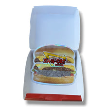 Load image into Gallery viewer, ZA-N-OUT Burger Mylar Bags with Boxes 3.5g Box Packaging
