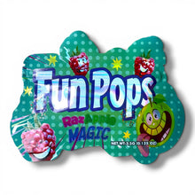 Load image into Gallery viewer, Fun Pops Raz Apple Magic 3.5g shape bags
