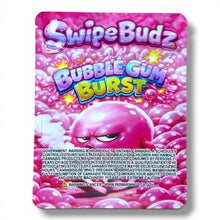 Load image into Gallery viewer, Swipe Budz Bubble Gum Burst 3.5g Mylar Bag- Packaging
