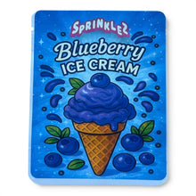 Load image into Gallery viewer, Sprinklez Blueberry Ice Cream 3.5G Mylar sticker Bags -With stickers and label
