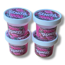 Load image into Gallery viewer, Pink Runts Ice Cream Style 3.5G Plastic Jars with Display Boxes – Packaging Only
