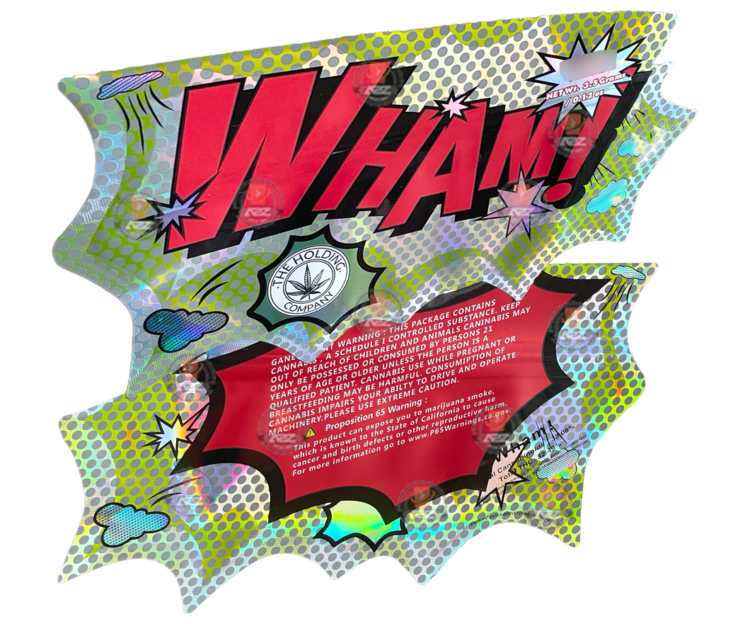 Lil Baby WHAM Pack - Cut Out Mylar Bags 3.5g Die Cut Holographic