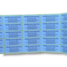 Load image into Gallery viewer, SprinklezTorch World Evicted 3.5G Mylar sticker Bags -With stickers and label
