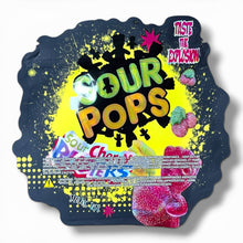 Load image into Gallery viewer, Sour Pops Sour Cherry Blasters 3.5g shape bags
