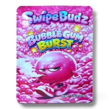 Load image into Gallery viewer, Swipe Budz Bubble Gum Burst 3.5g Mylar Bag- Packaging
