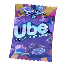Load image into Gallery viewer, UBE Purple Fruit Candy 3.5g Mylar Bags &amp; Boxes with Window
