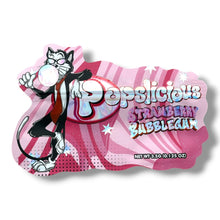 Load image into Gallery viewer, Pops Licious Strawberry Bubblegum 3.5g shape bags
