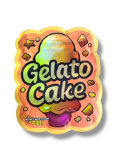Load image into Gallery viewer, Gelato Cake Mylar Bag 3.5g shape bags
