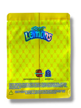 Load image into Gallery viewer, Sour Lemons 1 OZ  28G empty Mylar bag 1 ounce (50 Count)
