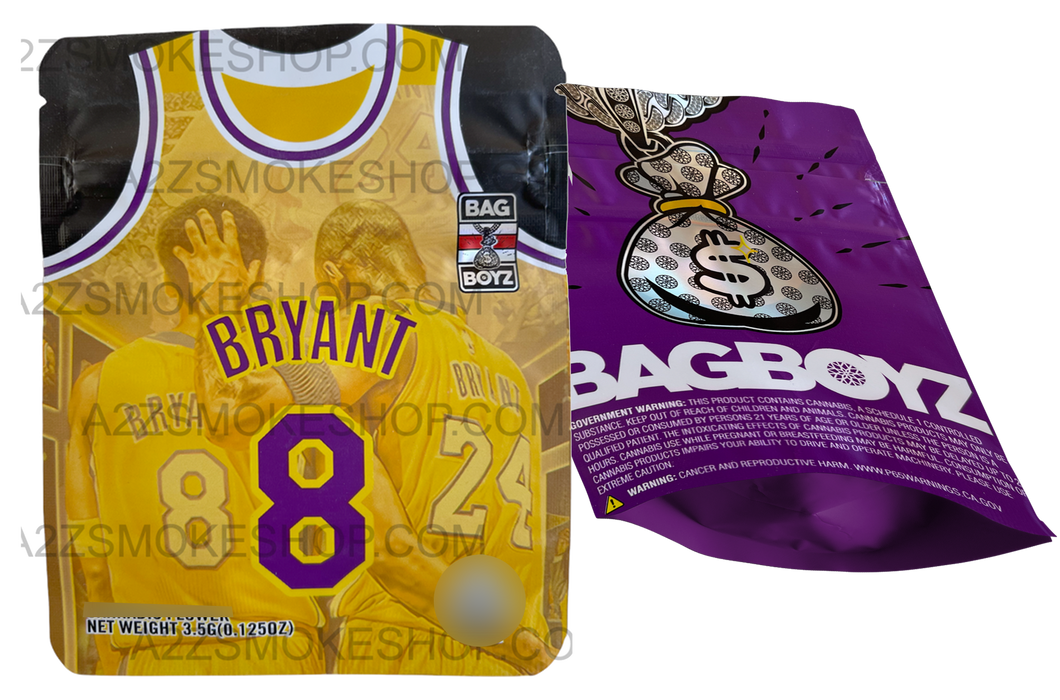 Bag Boyz Kobe Bryant #8 Lakers with 3.5g Mylar Bag