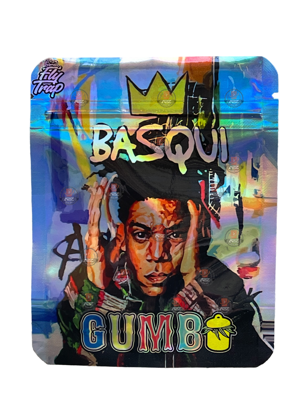 Basqui Gumbo 3.5g Mylar Bag Holographic