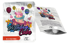 Load image into Gallery viewer, Black Unicorn - Birthday Cake Holographic Mylar bag 3.5g  For Flower
