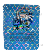 Load image into Gallery viewer, Black Unicorn-Fish Scale Holographic Mylar bag 3.5g  For Flower
