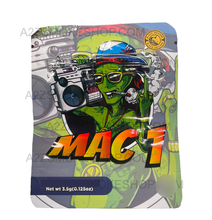 Load image into Gallery viewer, Black Unicorn -Mac 1 Alien Holographic Mylar bag 3.5g  For Flower
