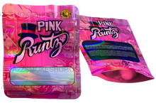 Load image into Gallery viewer, Black Unicorn Pink Runtz Holographic Mylar bag 3.5g

