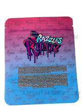 Load image into Gallery viewer, Black Unicorn -Razzles Runtz Holographic Mylar bag 3.5g  For Flower
