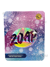 Load image into Gallery viewer, Black Unicorn Zoap Holographic Mylar bag 3.5g  For Flower
