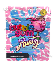 Load image into Gallery viewer, Black Unicorn - Bubble Gum Runtz Holographic Mylar bag 3.5g  For Flower
