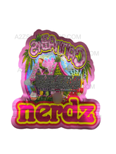 Load image into Gallery viewer, Cannabis Nerdz Cut Out Mylar Bags 3.5g Die cut Nerds
