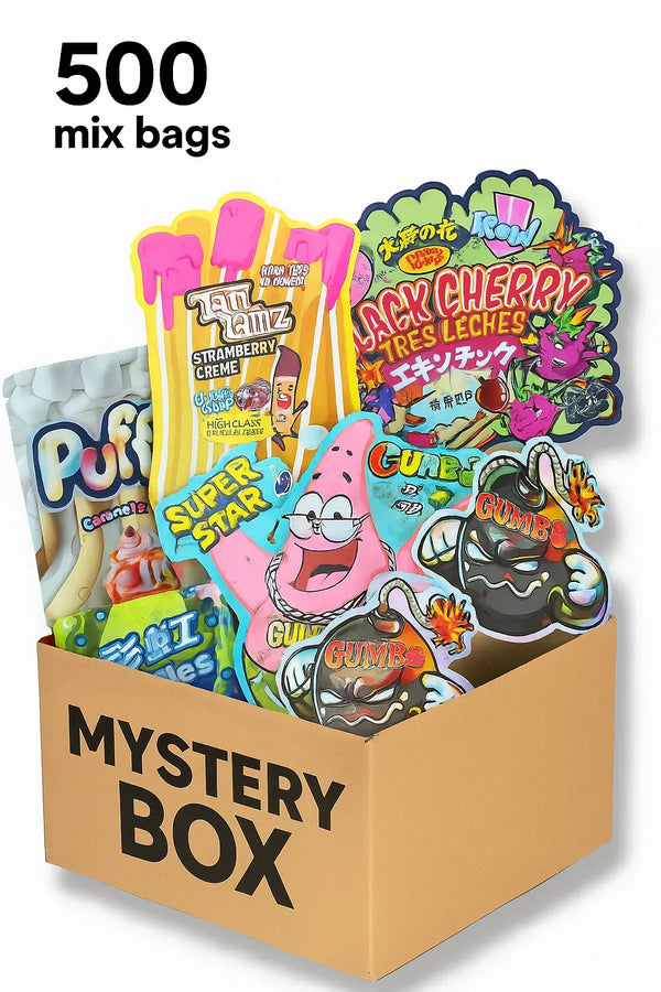 Mystery Box 500-1000 mix 3.5g Mylar bags- Surprise Combo – Black