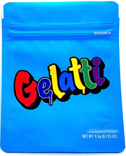 Load image into Gallery viewer, Cookies Gelatti Mylar Bags 3.5 Grams Smell Proof Resealable Cookies Bags w/ Holographic Authenticity Stickers
