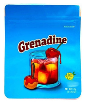 Load image into Gallery viewer, Cookies Grenadine Mylar Bags 3.5 Grams Smell Proof Resealable Bags w/ Holographic Authenticity Stickers and Label

