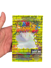 Load image into Gallery viewer, Dank Gummies 500mg Mylar Bag Yellow-Packaging Only
