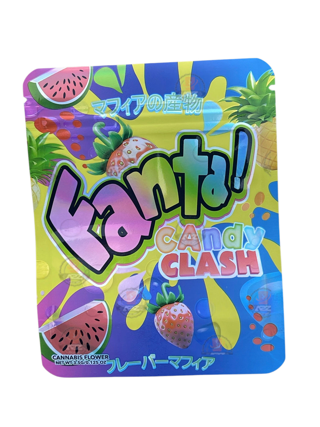 Fanta Candy Clash Mylar Bags 3.5g Holographic