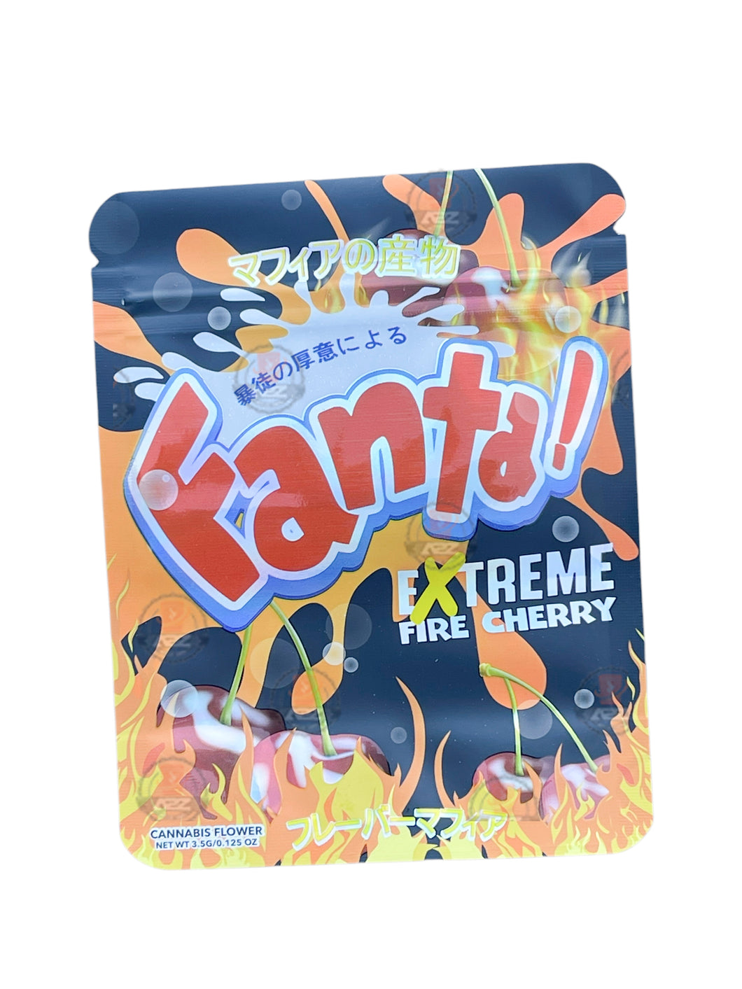 Fanta Extreme Fire Cherry Mylar Bags 3.5g Holographic