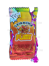 Load image into Gallery viewer, Fumi Sriracha cut out Mylar Bags 3.5g Die Cut Holographic Beazy Buds
