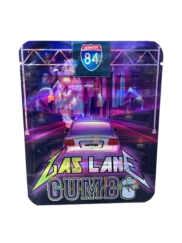 Gas Lane Gumbo 3.5g Mylar Bag Holographic