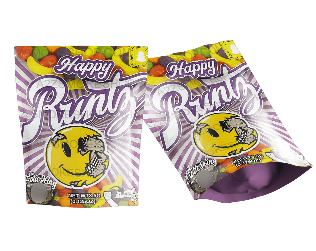 Happy Runtz Mylar bag 3.5g Packaging Only