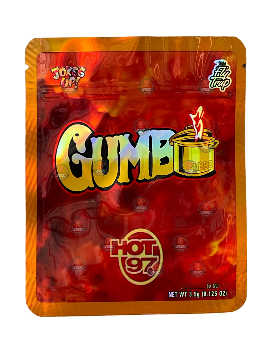 Hot 97 Gumbo 3.5g Mylar Bag Holographic