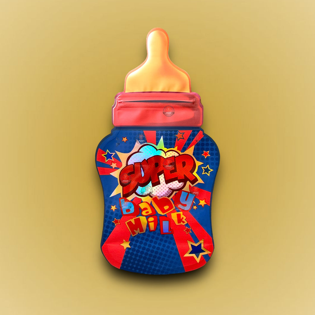 Super Baby Milk 3.5G Mylar Bag Holographic- Packaging Only