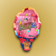 Load image into Gallery viewer, Cotton Candy Crumpets 3.5G Mylar Bag Holographic- Packaging Only
